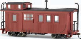 ROLLING STOCK Wood Side-Door Caboose (with lighted interior) Standard Pack: 6 $75.