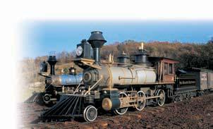 STEAM LOCOMOTIVES 1:20.3 Scale Narrow Gauge 2-6-0 Mogul Steam Locomotive Performs best on 8' diameter curves or greater. Standard Pack: 1 $950.