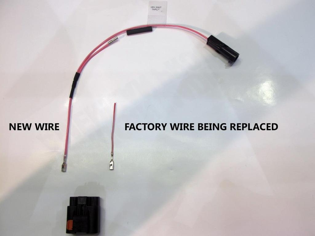 Provided in your parts kit is a replacement Pink/White wire that will provide your Trail Rocker with