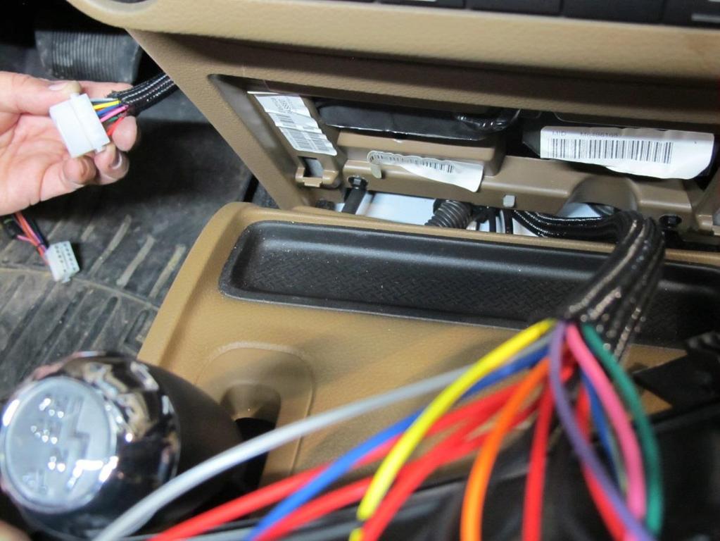 Step 19: With the control wires routed and pulled