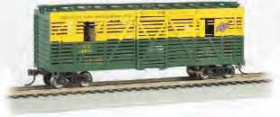 SILVER SERIES ROLLING STOCK 40' ANIMATED STOCK CAR Suggested price: $36.