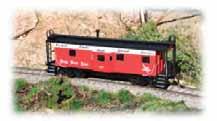SILVER SERIES ROLLING STOCK BAY WINDOW CABOOSE with ROOF WALK Suggested price: $59.00 each New and existing tooling.