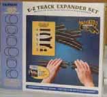 E-Z TRACK AND ACCESSORIES STEEL ALLOY E-Z TRACK OVER-UNDER FIGURE 8 TRACK PACK Item No. 44475 Suggested price: $92.