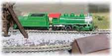 STEAM LOCOMOTIVES NORTHERN 4-8-4 & VANDY TENDER with OPERATING HEADLIGHT Performs best on 11.25" radius curves or greater. Suggested price: $175.