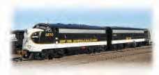 DIESEL LOCOMOTIVES EMD F7-A DIESEL LOCOMOTIVE (DCC-EQUIPPED) Performs best on 11.25" radius curves or greater. Suggested price: $129.