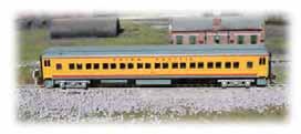 ROLLING STOCK 85' STREAMLINE FLUTED OBSERVATION CAR with LIGHTED INTERIOR Suggested price: $59.00 each SANTA FE Item No. 14551 PRR Item No. 14552 B&O Item No.