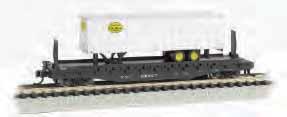 ROLLING STOCK 52'6" FLAT CAR with 35' RIBBED PIGGYBACK TRAILER Suggested price: $52.