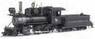 STEAM LOCOMOTIVES 2-6-0 STEAM LOCOMOTIVE and TENDER Performs best on 18" radius curves or greater. Suggested price: $199.