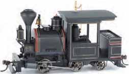 STEAM LOCOMOTIVES PORTER 0-4-2 STEAM LOCOMOTIVE (DCC EQUIPPED) Performs best on 18" radius curves or greater. Suggested price: $189.