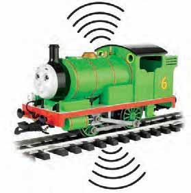 THOMAS & FRIENDS LARGE SCALE THOMAS & FRIENDS TM MOTIVE POWER (DCC SOUND-EQUIPPED) Perform best on 4' diameter curves or greater.