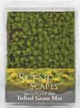 00 SCENESCAPES TUFTED GRASS MAT (one 11.75" x 7.5" sheet) Suggested price: $28.95 each Super detail your layout in any scale with a wild grass landscape.