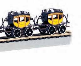 The Overland Limited comes complete with Bachmann s exclusive E-Z Track snap-fit track and roadbed system, plus: Union Pacific 4-8-4 steam locomotive and tender with operating smoke and headlight