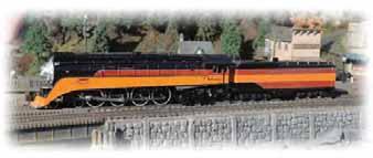 STEAM LOCOMOTIVES GS4 4-8-4 LOCOMOTIVE (DCC SOUND VALUE-EQUIPPED) Performs best on 22'' radius curves or greater. Suggested price: $399.