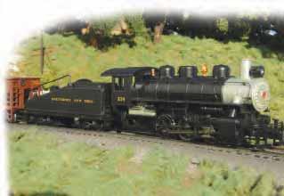 STEAM LOCOMOTIVES USRA 0-6-0 & SLOPE TENDER with SMOKE & OPERATING HEADLIGHT Performs best on 18" radius curves or greater. Suggested price: $132.00 each UNION PACIFIC #4442 Item No.