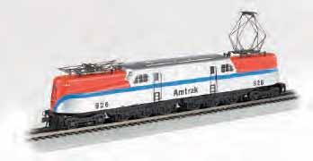 ELECTRIC LOCOMOTIVES GG-1 ELECTRIC LOCOMOTIVE (DCC READY) Performs best on 22" radius curves or greater. Suggested price: $235.