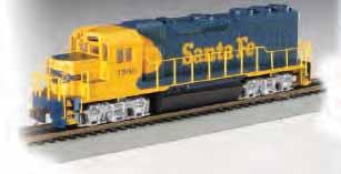 DIESEL LOCOMOTIVES EMD GP50 with ALL-WHEEL DRIVE Performs best on 18" radius curves or greater. Suggested price: $89.00 each SOUTHERN #9014 Item No.