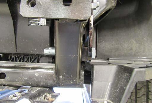 The photo above shows the recommended installation of the cables to frame of vehicle.