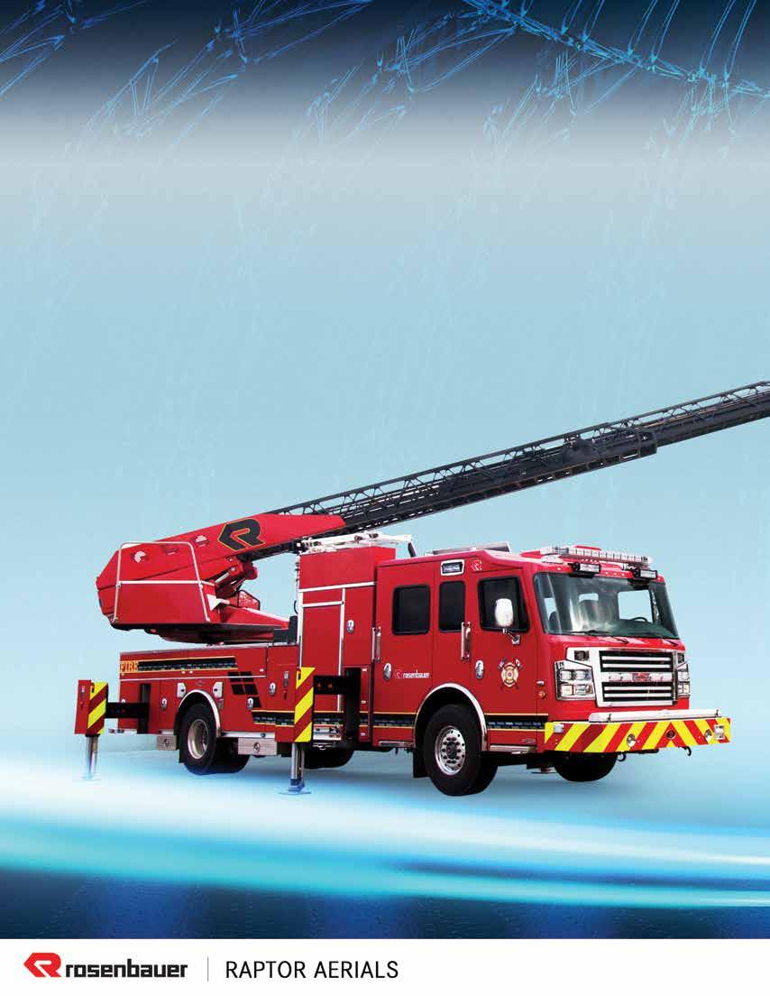 ROSENBAUER RAPTOR AERIAL 102 TACTICAL AERIAL LADDER THE ALL-PURPOSE TACTICAL LADDER Rescue conditions are not always ideal.