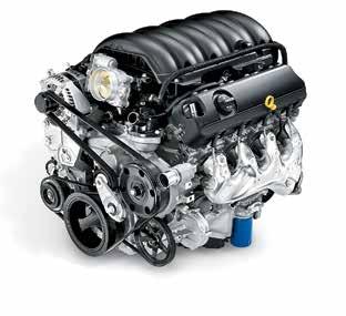 ENGINES 4.3L ECOTEC3 V6 Standard on WT, LS, Custom, LT and LT Z71.