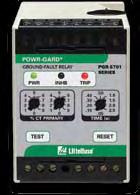 Protection Relays Ground-fault protection PGR-4300 Generator Ground-Fault Relay For Solidly Grounded Systems GFP Features/Benefits No CTs needed Provides a simple method for tripping a ground-fault