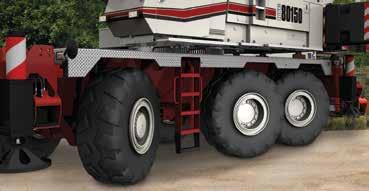 on-tire capacity coupled with a long reach, maneuverability, incredible