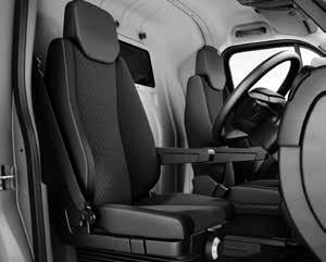 Seating Standard features Puse coth seat trim Driver s seat adjustabe for height, reach and rake Driver s seat armrest Dua front passengers bench seat Four individuay contoured rear seats (Doubecab)
