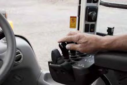 Climate control No matter what the weather does, Volvo keeps the operator at a pre-selected temperature with its in-cab climate