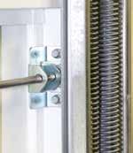 Reverse of door showing strengthening ribs, 3 point locking and heavy duty springs Heavy duty strengthening ribs Heavy duty springs Secure
