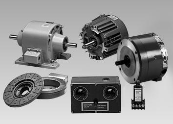 CLUTCHES AND BRAKES A natural addition to constant speed motor/reductor drives and adjustable speed Ratiotrol systems, these products fill a need where high inertial loads exist or frequent starts