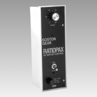 Single-Phase Adjustable Speed DC Motor Controllers, Nonregenerative RATIOTROL SYSTEMS RATIOPAX Series 1/12-1 Horsepower Ratiopax Controllers are economical, non-modifiable, general purpose