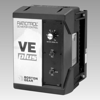 A RATIOTROL SYSTEMS Single-Phase Adjustable Speed DC Motor Controllers, Nonregenerative DESIGN FEATURES AND FUNCTIONS VEplus Series 1/6-5 Horsepower VEplus series of controllers are a high