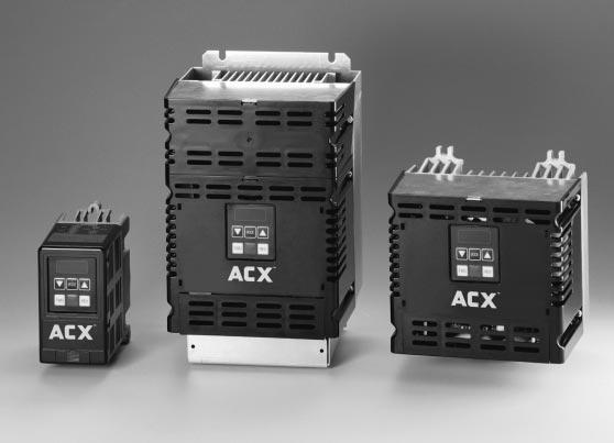 RATIOTROL SYSTEMS Single and Three Phase Adjustable Frequency AC Motor Controller ACX Series 1/6 75 Horsepower 230 and 460 VAC B DESIGN FEATURES AND FUNCTIONS 1.