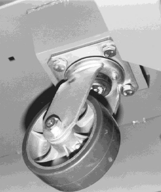 If maintenance is necessary, ask assistance from your Authorized Service Center. 4. Grease the brass acorn nut on the head stop bracket.