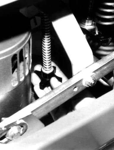 To stop, release the control grips and hold back on the machine until it stops moving. The reverse direction may be used as a stopping brake if desired.