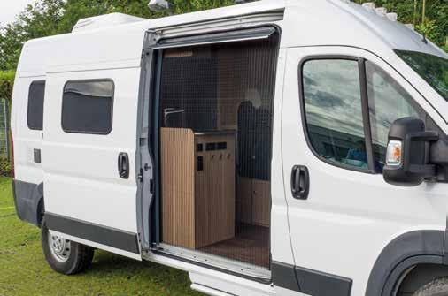 You can also leave the vehicle doors open at night for ventilation and close the insect protection doors, you will get fresh air with no annoying mosquitoes.