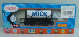 3.121B 00 Goods Wagons - Hornby Hornby R105 'Thomas The Tank' series Milk Wagon, white on black base, lettered 'Tidmouth Milk'.