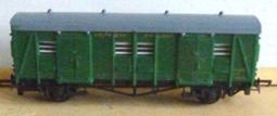 166 00 Wagons - Wrenn Wrenn 4311 Goods Brake Van, brown with grey roof,