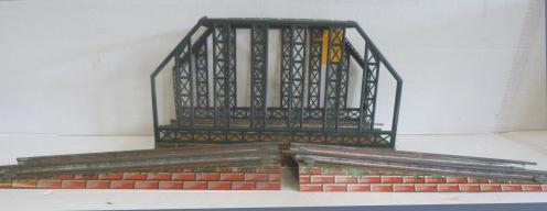 317 0-gauge Accessories - European Bing (believed) Girder Bridge (Viaduct), with high lattice side