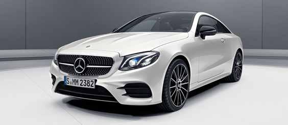 the dynamic AMG bodystyling and the diamond radiator grille with chrome pins through to the large AMG light-alloy