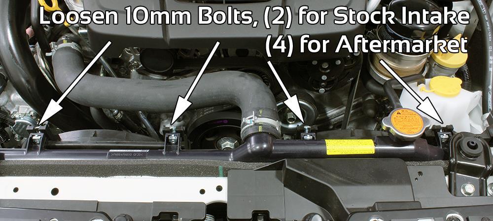 lts (2 on each radiator fan) roughly 5 full turns or until you can move the fan away, roughly 1/8. b.