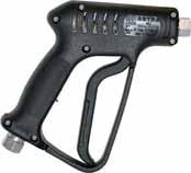 Complete Guns / Guns Pressure Washer Gun c/w MT3 Lance (Less Nozzle) Max Pressure: 280 bar / 4000 psi 25 lpm Max Temperature: 120ºC INLET OUTLET Pressure washer gun c/w 900mm MT3 moulded lance 3/8"
