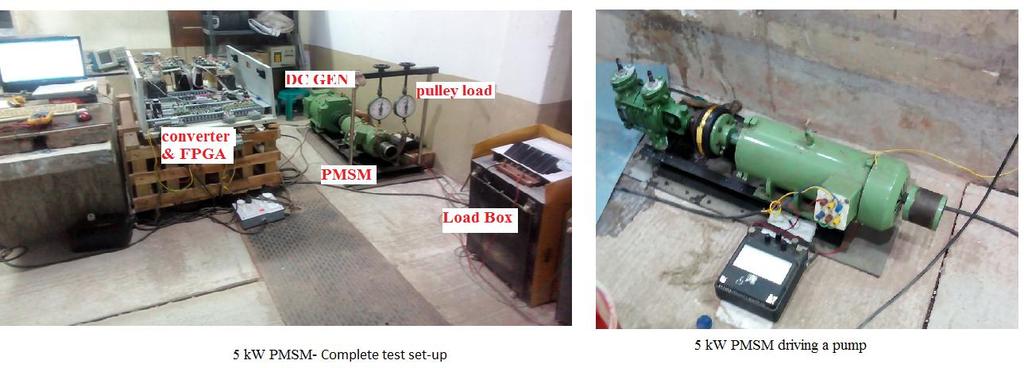 (ii) Permanent magnet synchronous generator (PMSG) (2kVA, 1000rpm ) Design, fabrication, parameter determination and testing of a 3-phase, 6 pole, 245V, 2kVA, surface mounted permanent magnet