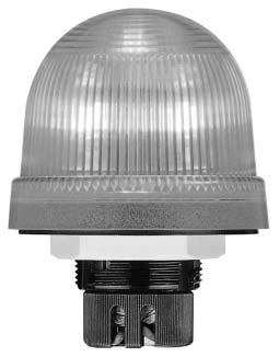Signal Beacons KSB Signal Beacons KSB Description Type Order Code Packing Weight, qty kg Permanent light, 12-240 V AC/DC. For bulb BA15d. Bulb not included. Red KSB-401R 1SFA 616 080 R4011 0.