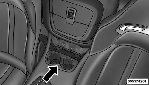 UNDERSTANDING THE FEATURES OF YOUR VEHICLE 131 CUPHOLDERS IF EQUIPPED