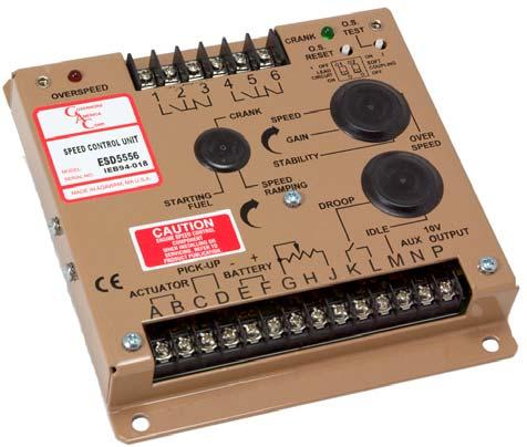 ESD-5550/5570 Series - Speed Control Unit Table 1.