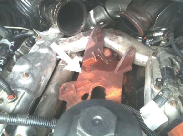 Step 8: Remove turbo charger.