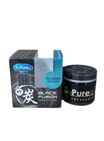 Non-toxic Highly effective against bad odour Black Fusion Charcoal Gel - Platinum Squash  Non-toxic Highly effective against bad odour