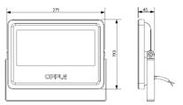Polycarbonate PC + Glass Ambient Conditions Operating temperature -30 ~ 50 C Application 25 C temperature Storage