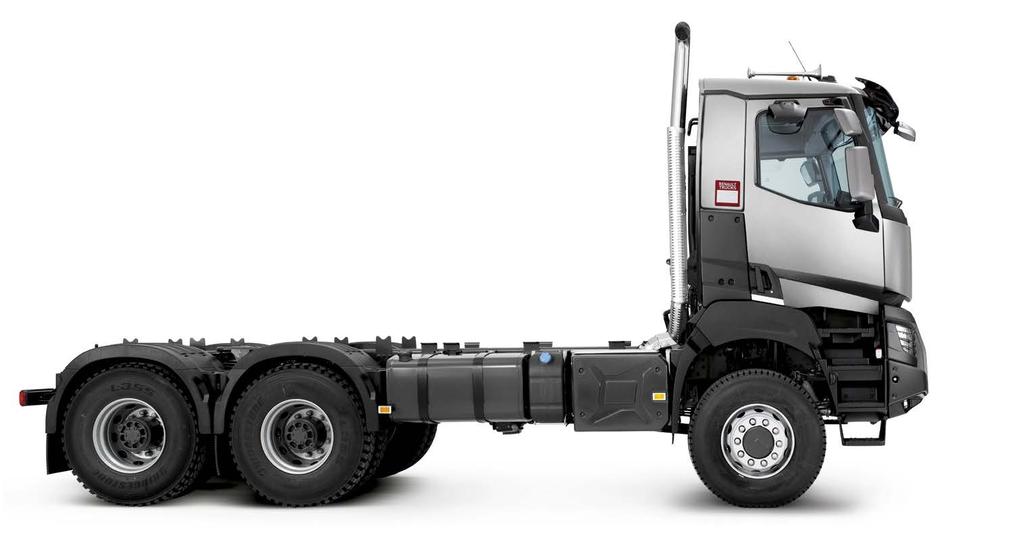 RENAULT TRUCKS_ 16 17 RENAULT TRUCKS_ EXCEPTIONAL OBSTACLE CLEARANCE CAPACITY Chassis, cab and driveline: