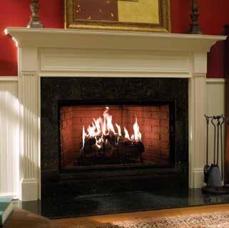 Premier Wood-urning Fireplaces Rutherford The Rutherford provides classic looks and robust performance. Savor traditional style, and save on traditional building costs.